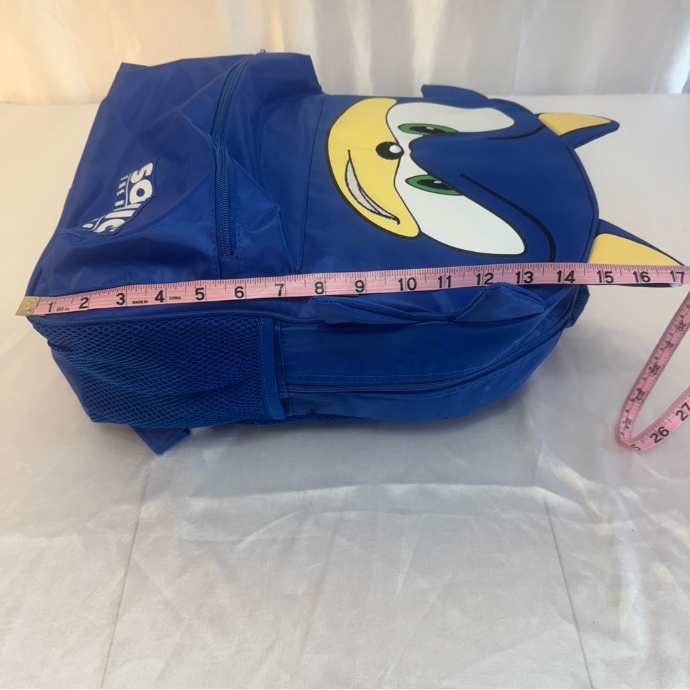 NWOT Sonic the Hedgehog Blue Character Student School Backpack - Picture 11 of 12